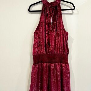 NWT NEW Ramy Brook Ellin Velvet Mini Dress